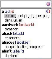 English-French dictionary
