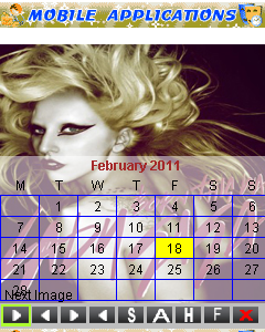 Calendario de Lady Gaga 2011