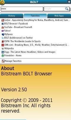 Bolt Browser 2.5 s60v5