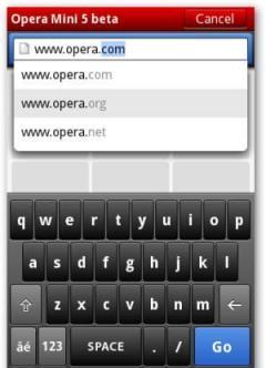 Opera mini 5.0