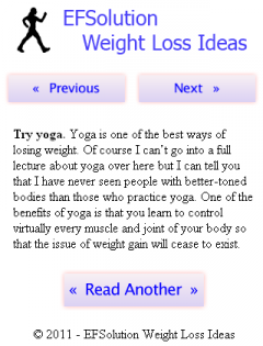 Weight Loss Ideas