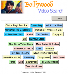 Bollywood Video Search
