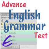 Advance English Grammar Test
