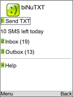 Free biNu TXT and SMS