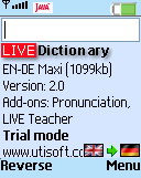 LIVE Dictionary Czech - German (German - Czech) Mini Version
