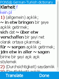 PONS Compact Turkish Dictionary (Java)