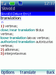 SlovoEd Pack of Lithuanian Dictionaries for Java