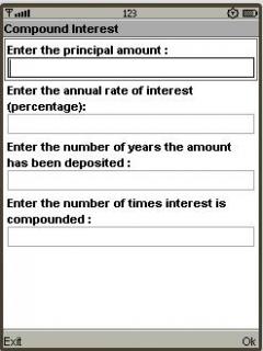 Compound Interest Calculater