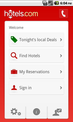 Hotelsdotcom for Android