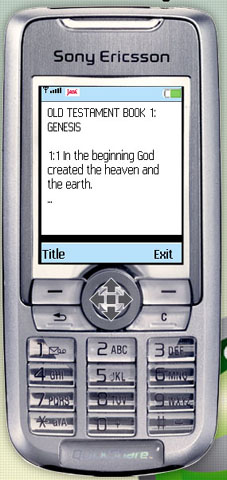 Book of Genesis on your phone - 1st Book of the Old Testament, for Symbian and J2ME devices