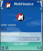MobFinance UK Edition - Mobile Stock Tracker