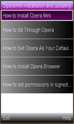 opera mini updates
