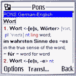 Pack of PONS Dictionaries for mobiles