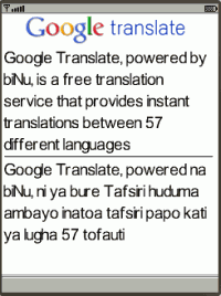 Swahili English Swahili by biNu