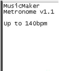 MusicMaker Metronome v1.1