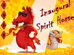 Inaugural spirit horse