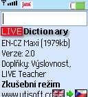EN-CZ LIVE Dictionary 1.0