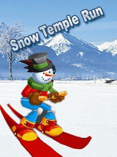 Snow temple run