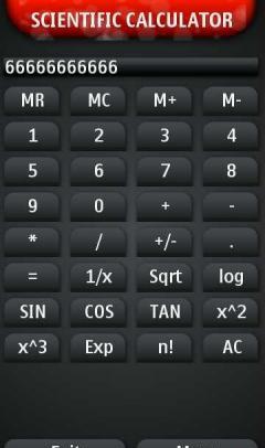 Scientific Calculator 1.0 for S60v5/S^3/Anna/Belle