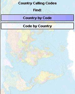 Country Calling Codes For Java