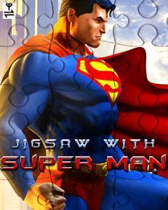 Jigsaw with Super Man (320x240)