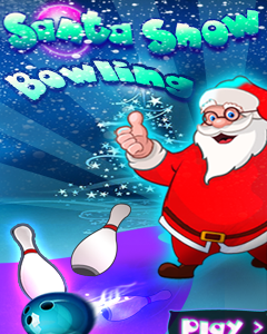 Santa Snow Bowling 320x240