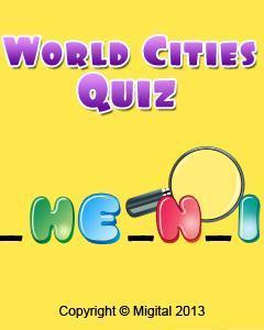 World Cities Quiz Free