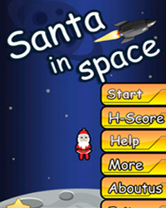 Santa In Space_240x400