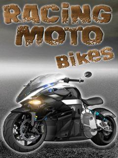 Racing moto bikes