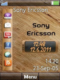 Sony Ericsson Clock Theme
