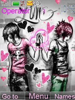 Animated Emo Lovers