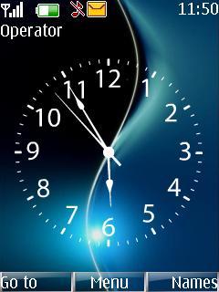 Blue Black Clock