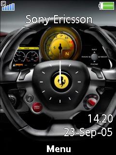 Ferrari Inside-clock