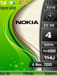 Green Sidebar Nokia