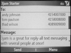 3jam Reply-All Text Messaging for Java Phones