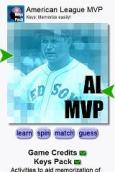 Baseball Trivia AL by Keys for iPhone Palm bb