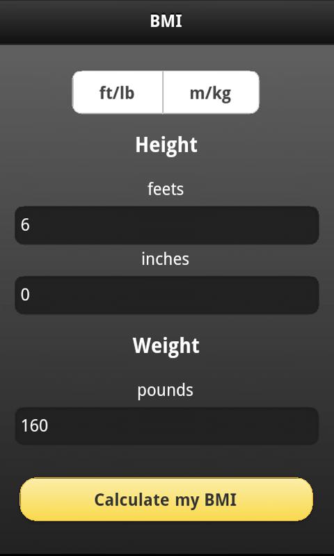 Free Download Your BMI Calculator for Java - Calculators App