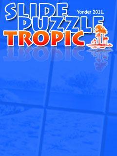 Slide puzzle tropic