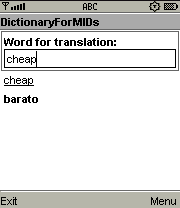 DictionaryForMIDs Dicts.info English-Spanish