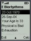 E Biorhythms