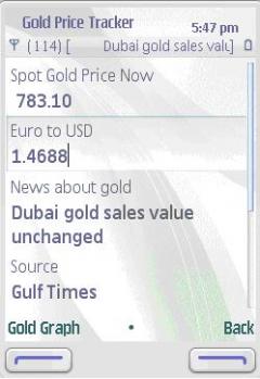 Gold Price and News Tracker