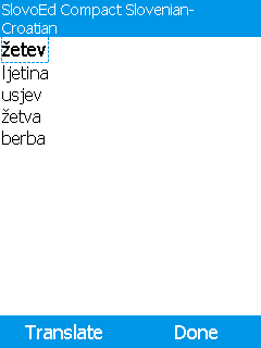 SlovoEd Compact Croatian-Slovenian & Slovenian-Croatian Dictionary (Java)