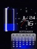 animated battery calender iphone blue