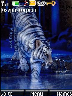 Animated Blue Tiger