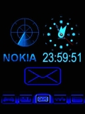 ANIMATED NoKia Blue CLOCK