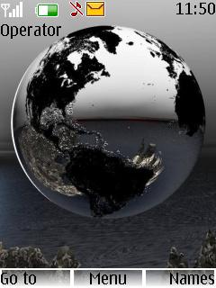 Black Chrome Earth