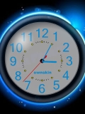blue clock.....