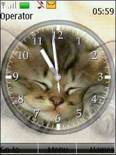 Clock - Cat