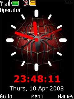 Clock - Spiderman