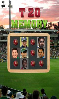 Cricketers Memory Game